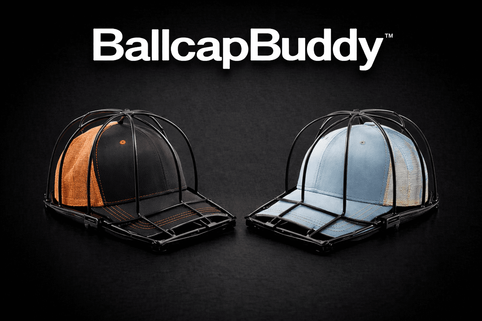 BallcapBuddy cap washer — angled product view